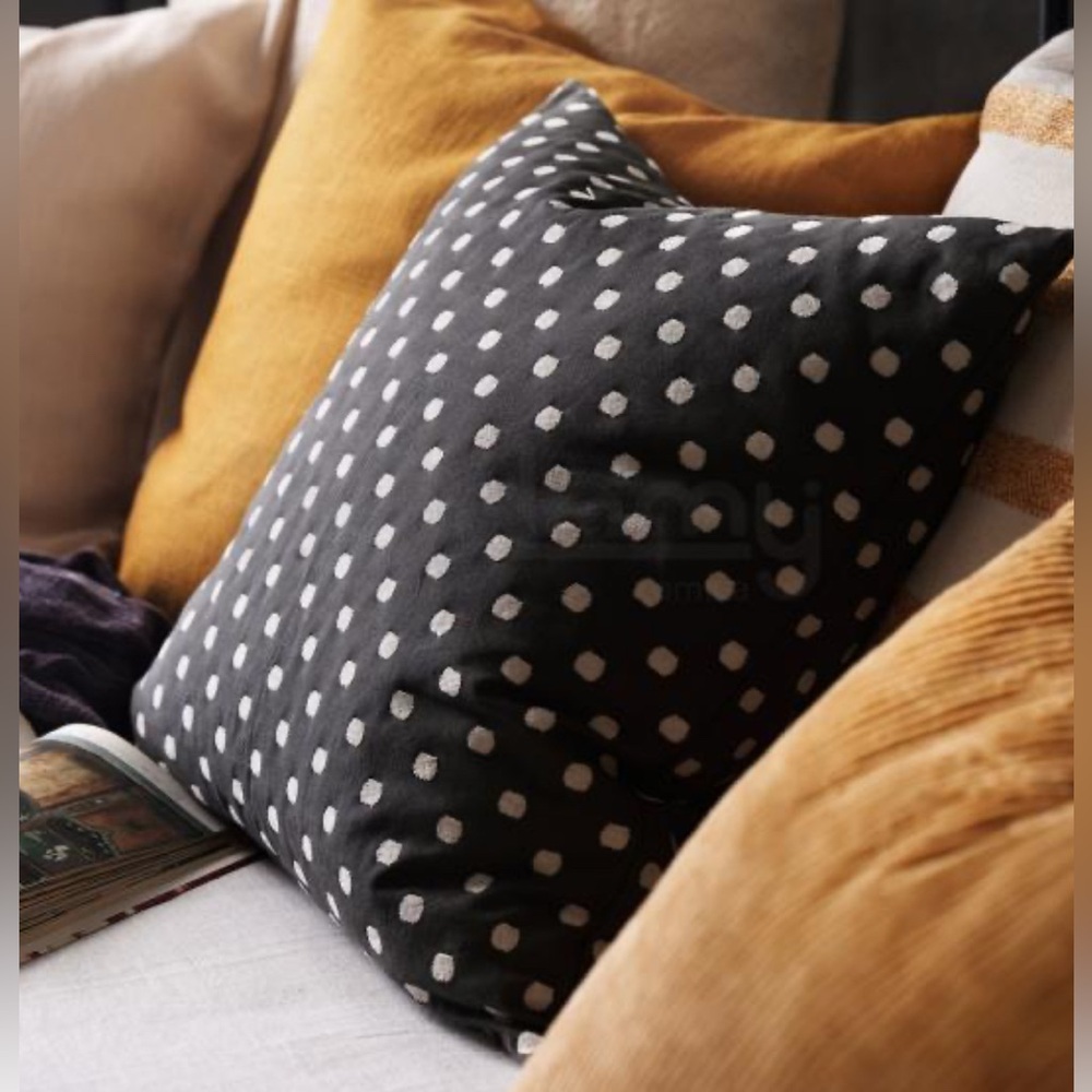 IKEA Taggbraken Pillow Cover Set of 2
Gray & White Polkadot Pattern 20x20
